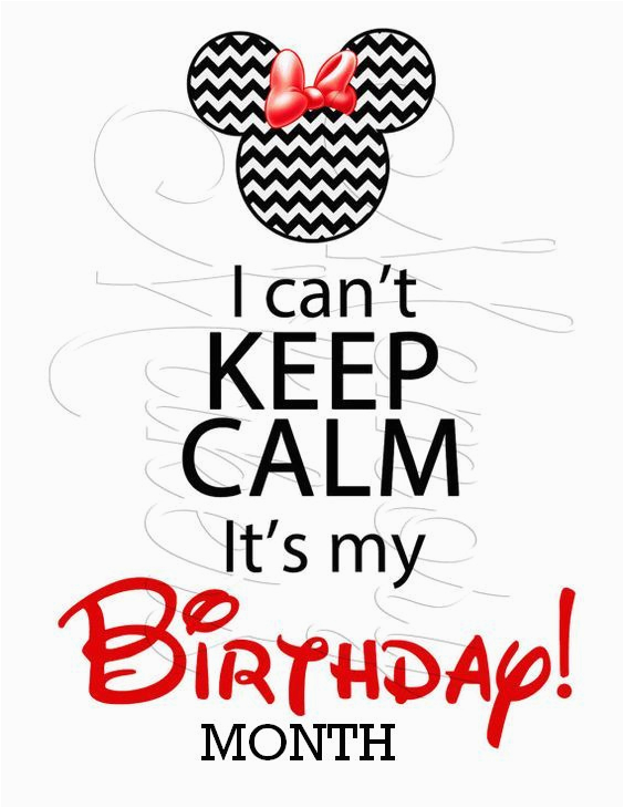 its my birthday month