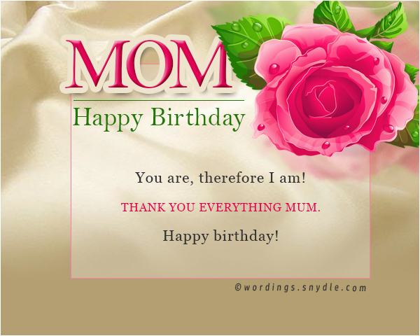 birthday wishes for mother