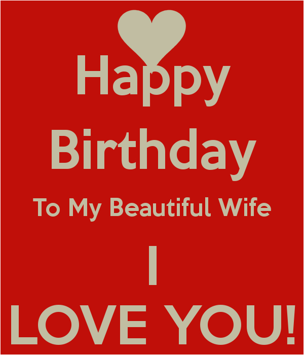 happy birthday to my beautiful wife