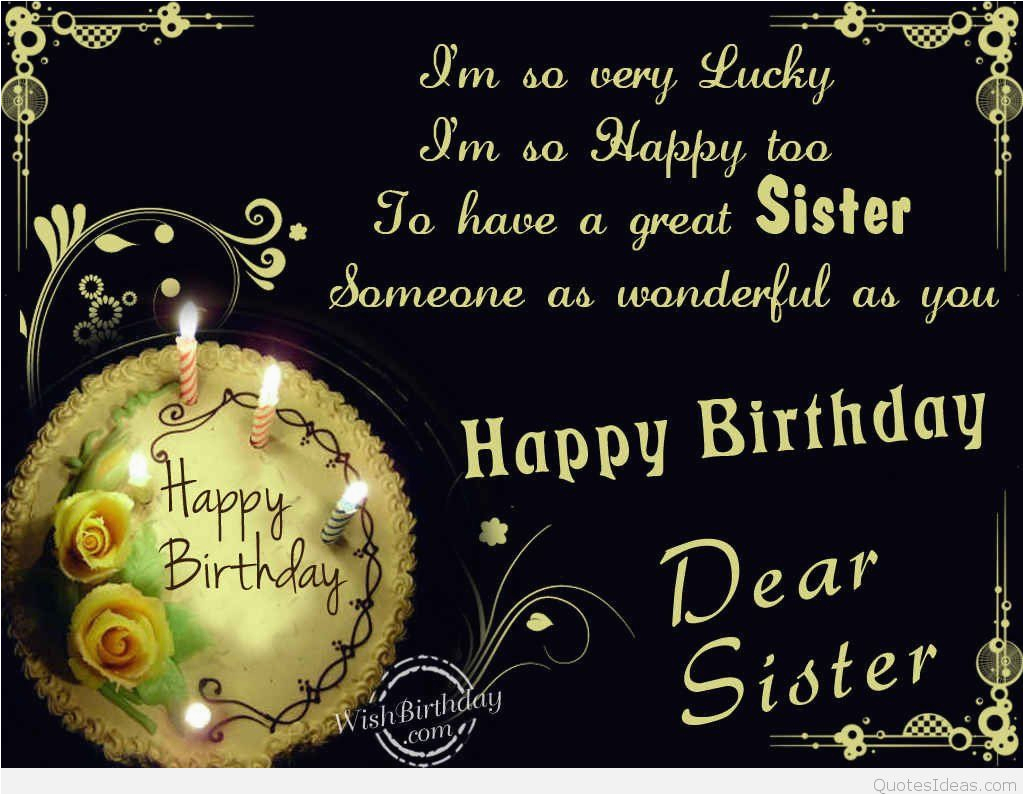 dear sister happy birthday quote wallpaper