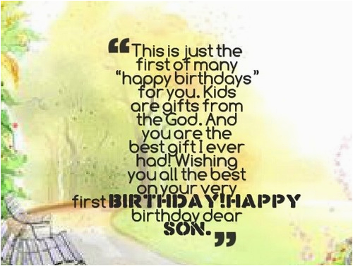 Happy Birthday My First Born son Quotes | BirthdayBuzz