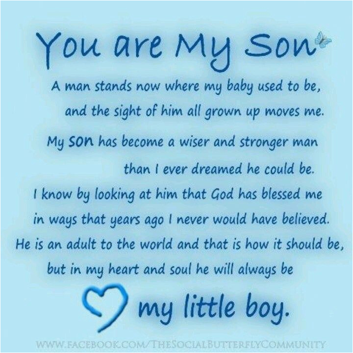 Happy Birthday My First Born son Quotes Happy Birthday to Our son L I F ...