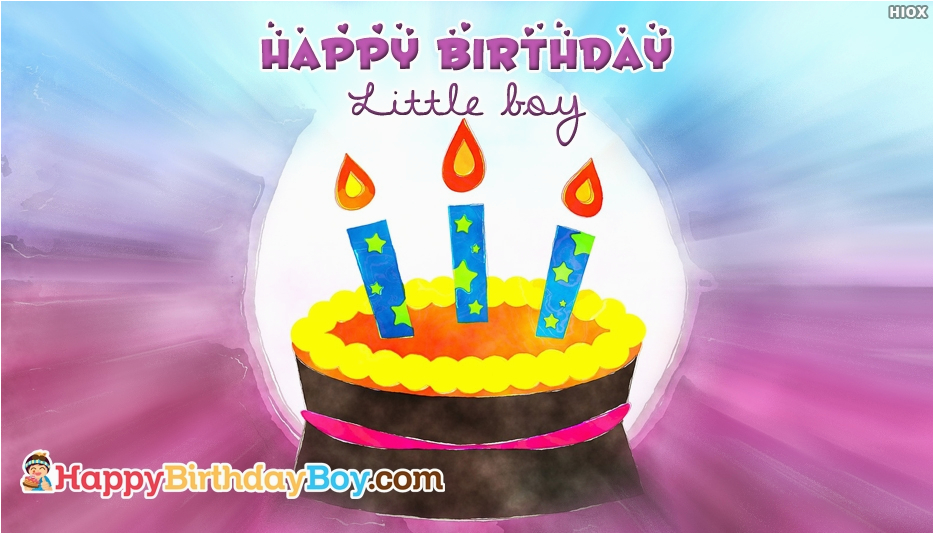 happy birthday little boy