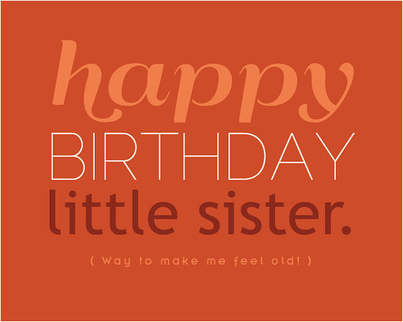 happy birthday little sister quotes