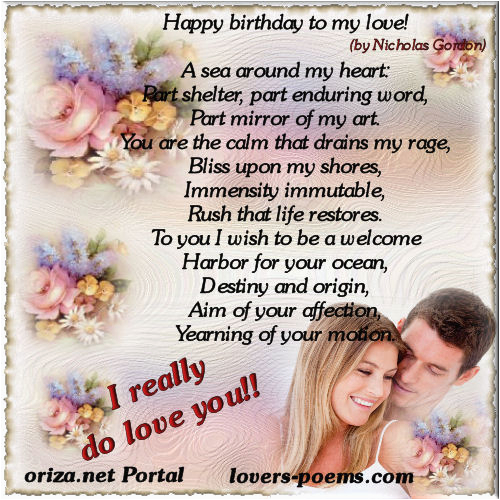 happy birthday my love quotes