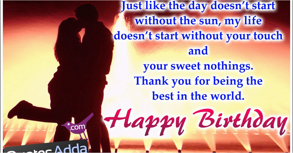 happy birthday lovers quotes messages images