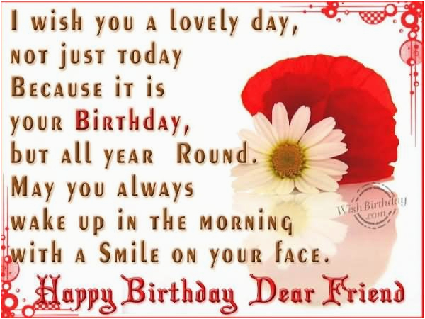 happy birthday dear friend quotes