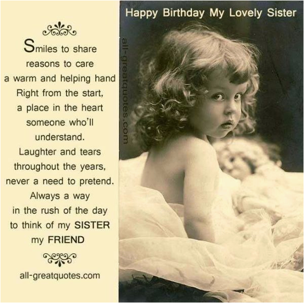 40 cute dear sister happy birthday wishes