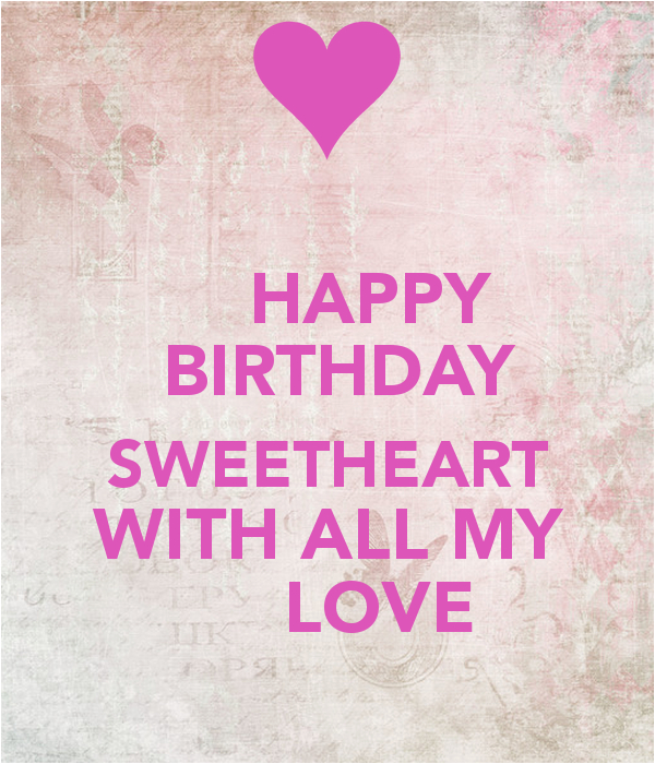 birthday quotes for sweetheart