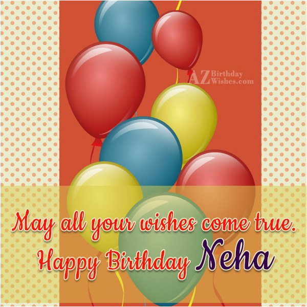 happy birthday neha