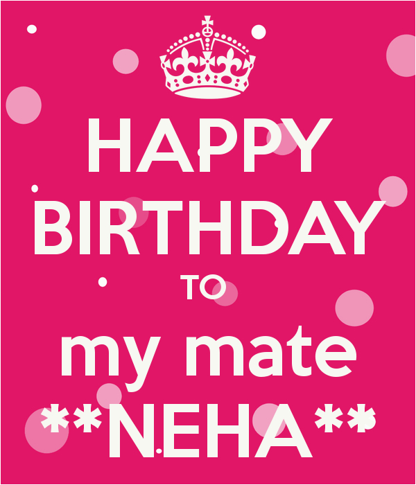 happy birthday neha