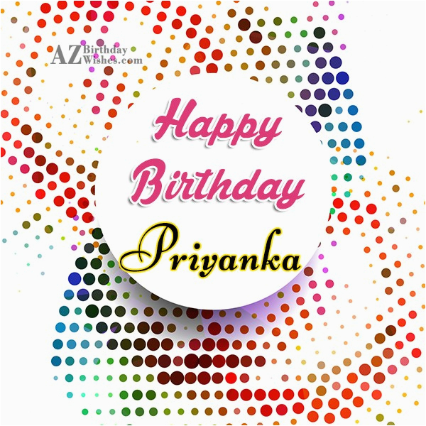 happy birthday priyanka