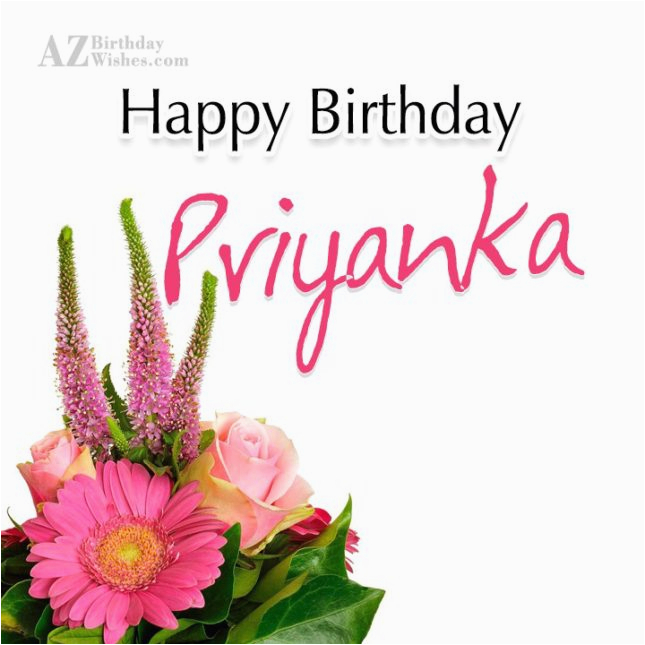 happy birthday priyanka