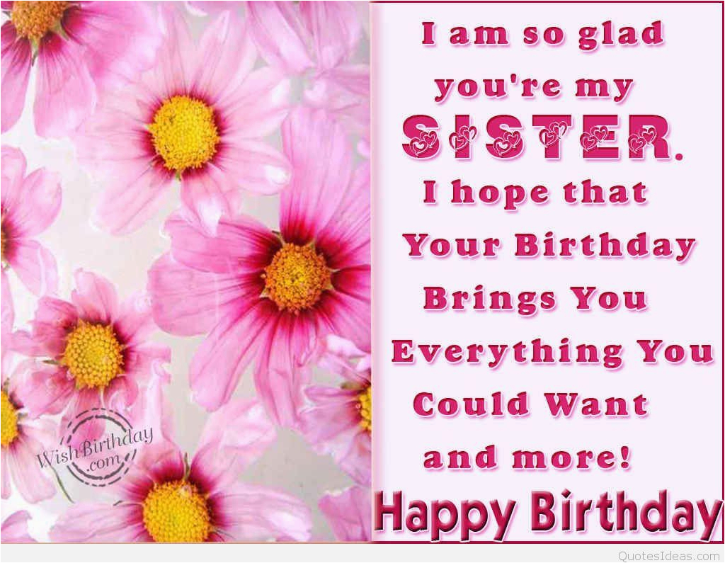 dear sister happy birthday quote wallpaper