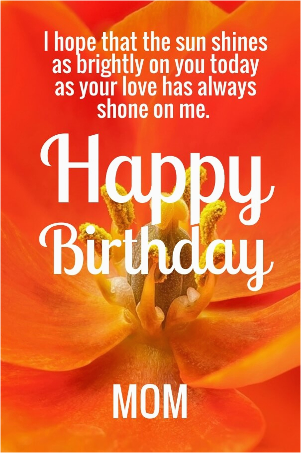 cute happy birthday mom quotes with images