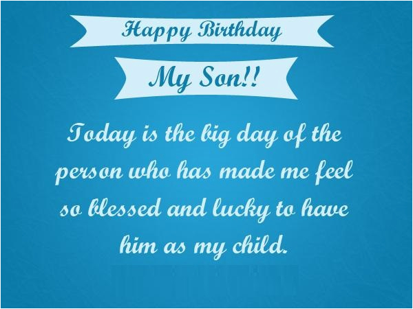 happy birthday son