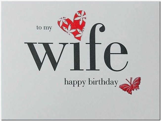 happy birthday wife
