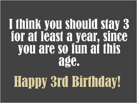 Happy Birthday Quotes for 3 Year Old 3rd Birthday Messages Wishes and ...