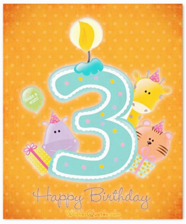 3rd birthday wishes