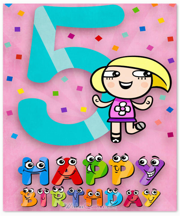 5th birthday wishes