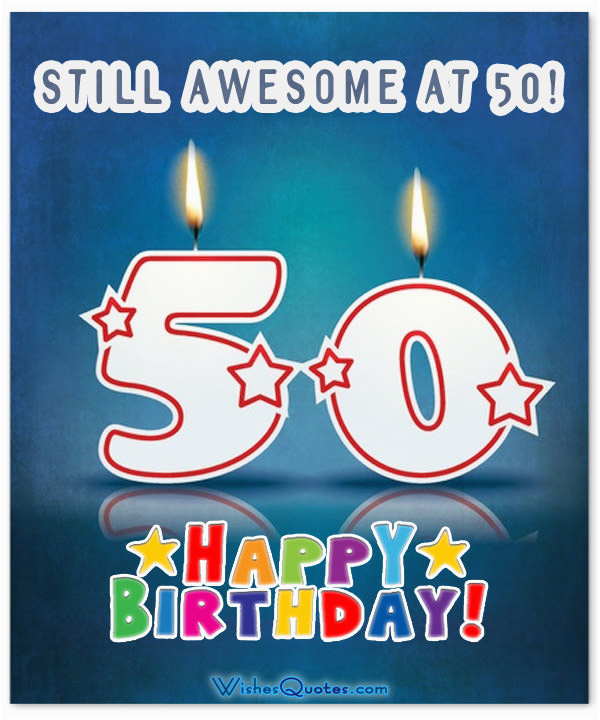 50th birthday wishes