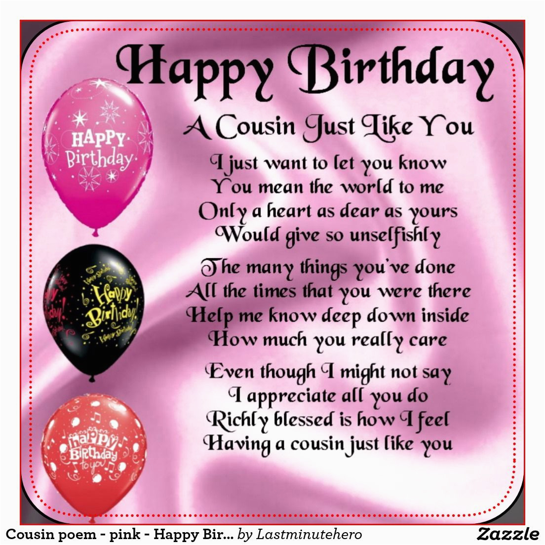 Happy Birthday Quotes for A Special Cousin Happy Birthday Poems for My Cousin 12 Happy Birthday