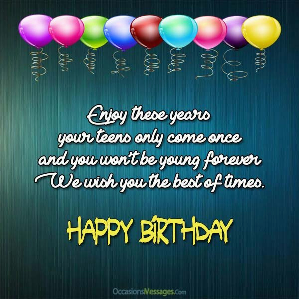 birthday wishes quotes for teenagers