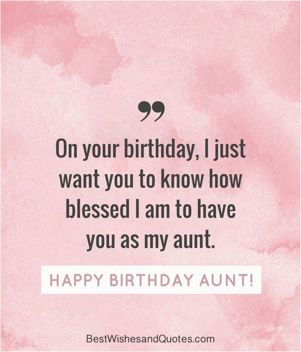 happy birthday aunt