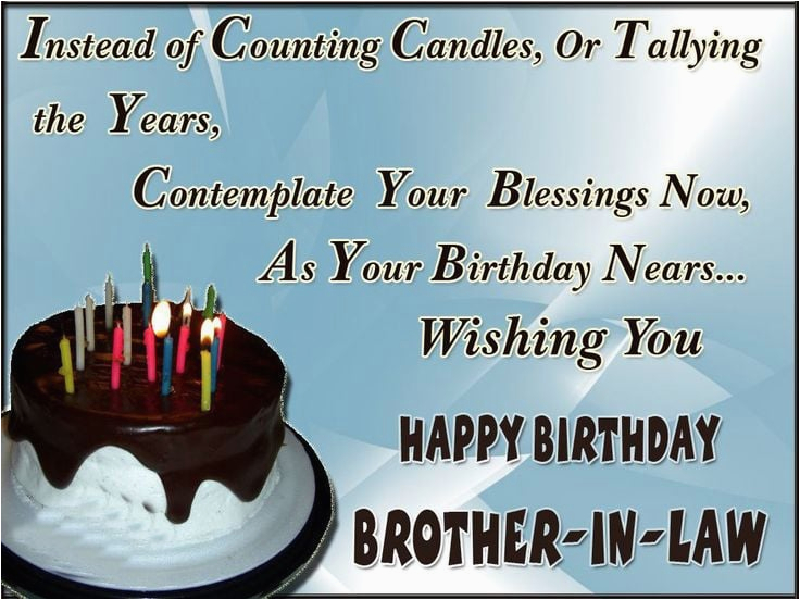 happy birthday wishes for brother in law in english