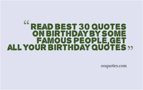birthday quotes by famous people