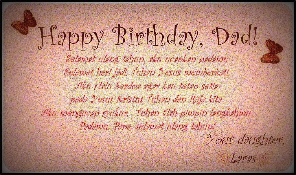 Happy Birthday Quotes For Father From Daughter BirthdayBuzz