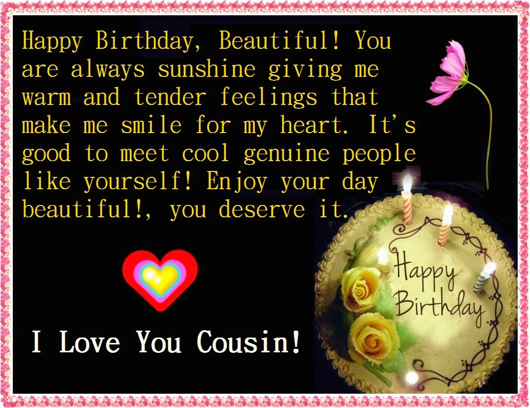 birthday quotes for cousin female