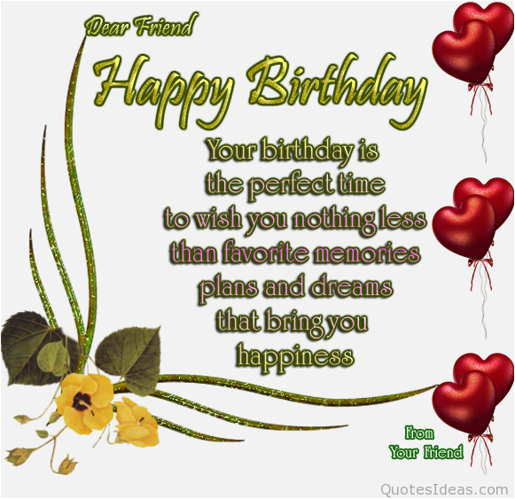 Happy Birthday Quotes for Friend In English | BirthdayBuzz