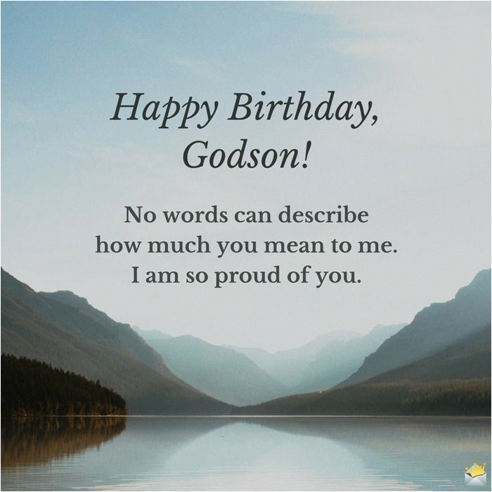 birthday wishes for your godson