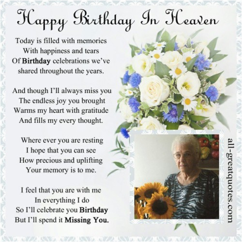 happy birthday to my great grandmother in heaven