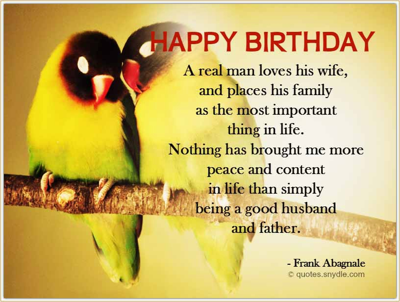 birthday quotes for husband from wife