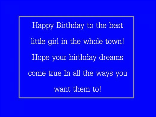 little girl happy birthday quotes