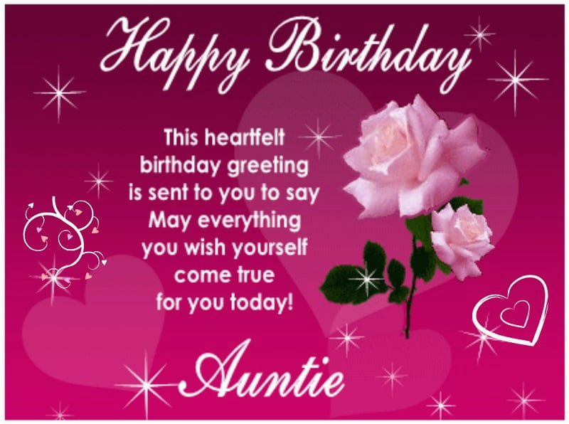 happy birthday aunt