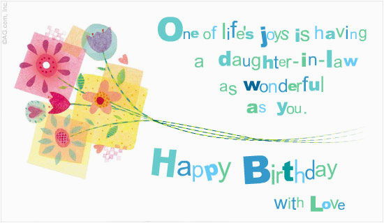 happy birthday daughter in law quotes