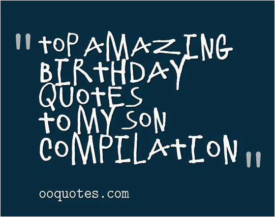 birthday quotes for son from mom