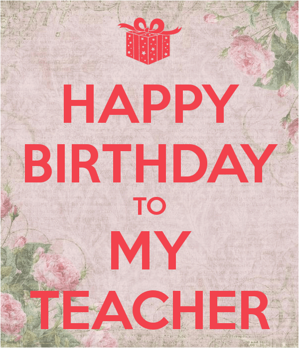 birthday wishes for teacher