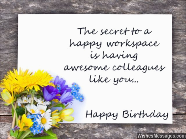 birthday wishes for colleagues