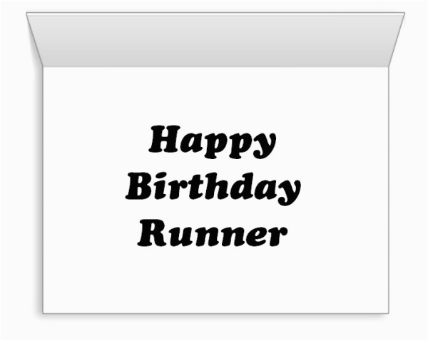 happy birthday wishes for runner