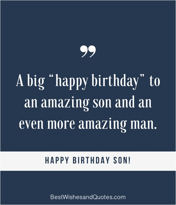 happy birthday son