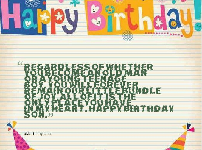 birthday quotes for teenage son