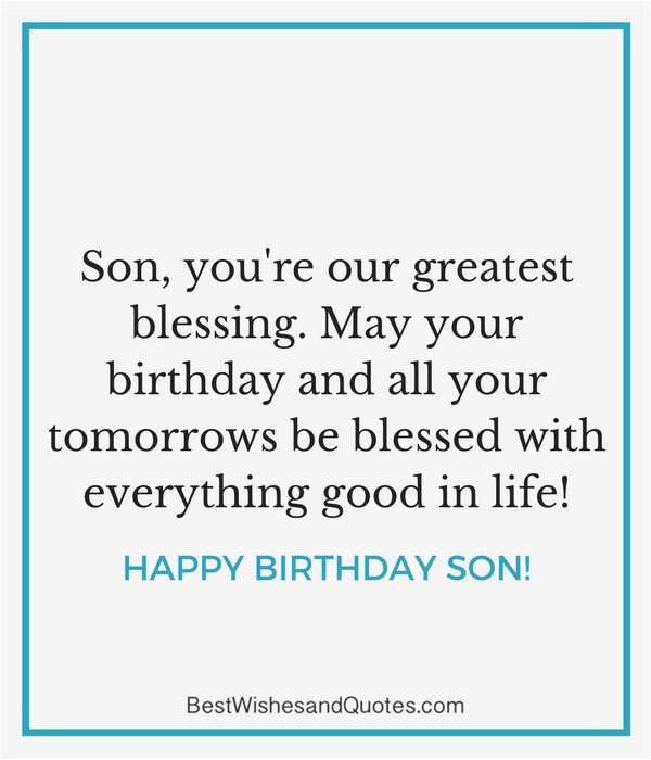 happy birthday son