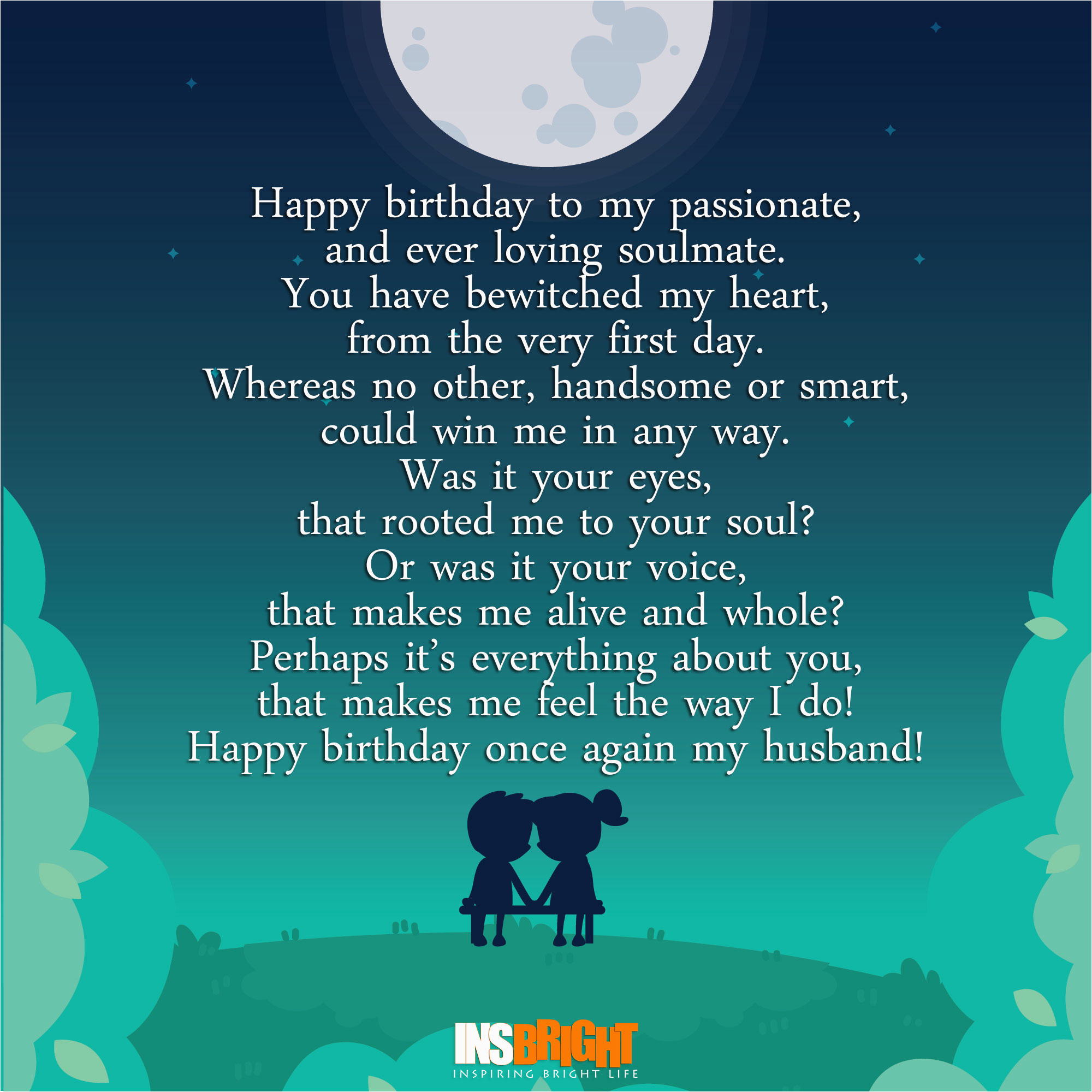 happy birthday poems for husband