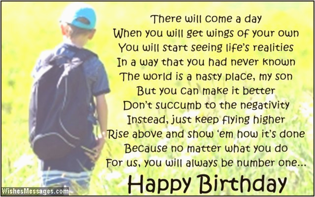 happy birthday to my son in heaven quotes