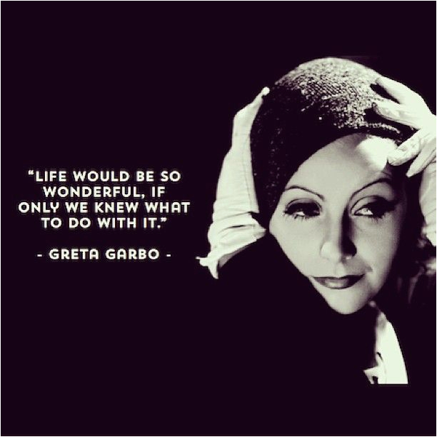 greta garbo quotes birthday