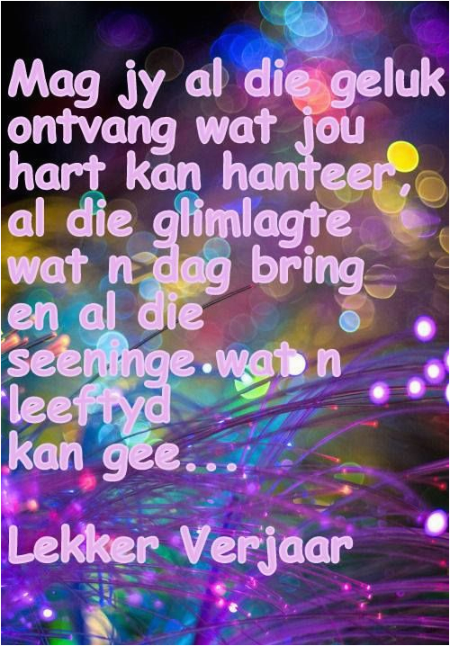 Happy Birthday Quotes In Afrikaans | BirthdayBuzz